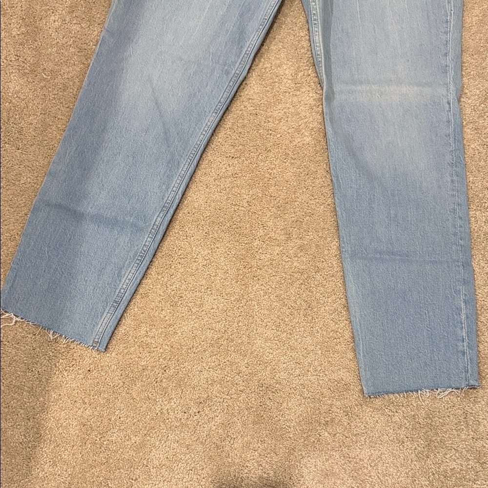 ASOS High Rise Light Blue Jeans - Picture 4 of 5